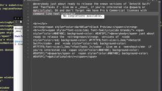 Slack Preview Editor