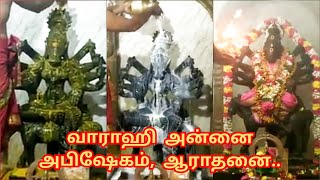 வாராஹி அன்னை அபிஷேகம் மற்றும் தீபாராதனை | Varahi Amman Abhishegam