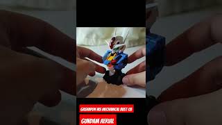 Gashapon MS Mechanical Bust 03  Gundam Aerial  #gashapon #gundam #thewitchfrommercury #gundamaerial