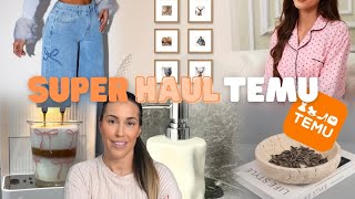 SUPER HAUL📦 15 AMAZING THINGS YOU CAN BUY AT TEMU🔝 HOME DECOR, PAJAMAS AND CLOTHES