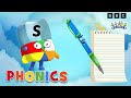 Phonics - Learn to Read | Stationary Words | Alphablocks