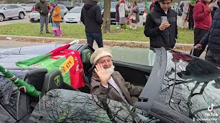 great supporter from KPK in chicago protest rally