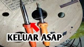 SOLDERAN BARU KELUAR ASAP APAKAH NORMAL...?