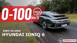 2023 Hyundai IONIQ 6 0-100km/h & review (RWD vs AWD)
