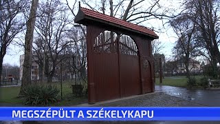 Megszépült a székelykapu