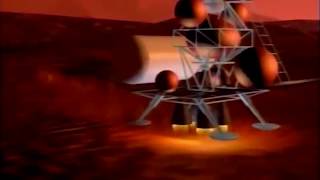 NASA Mars Exploration Plans (1990 computer animation)