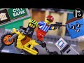 Ice Cream Bank Robbery TNT Cash Brothers ATM Heist Lego Police Academy K9 SWAT BOMB