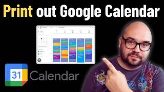 How to Print Google Calendar with Tasks