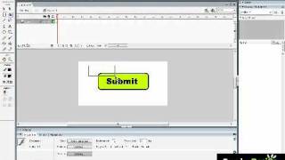 How to create a button in Flash 8