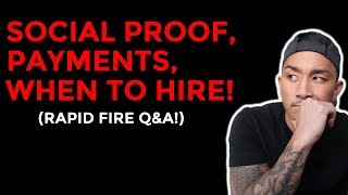 Drop Service Q&A: How To Get Social Proof, Take Payments, and When To Hire A Team (RAPID FIRE Q&A)