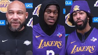 Los Angeles Lakers Practice Interview: Coach Darvin Ham, Jarred Vanderbilt & Anthony Davis