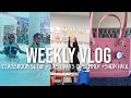 SETTING UP MY KINDERGARTEN CLASSROOM! + LAST DAYS OF SUMMER + NEW BOGG BAG | WEEKLY VLOG