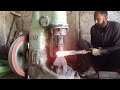 how to make axle chisel// forging power hammer