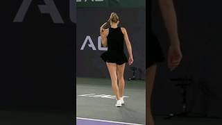 Camila Giorgi 🎾 angry #shorts #tennis #tennisgirl
