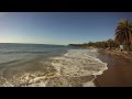 Surf fishing at Refugio Beach, CA