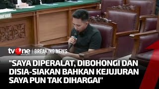 Bacakan Pledoi, Eliezer Tak Menyangka Telah Diperalat dan Didustai Ferdy Sambo | Breaking News tvOne