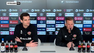 28. Spieltag | FCI - SGD | Pressekonferenz vor dem Spiel