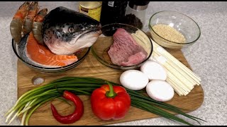 Incredible salmon and shrimp ramen – try it, you won't believe how delicious it is!