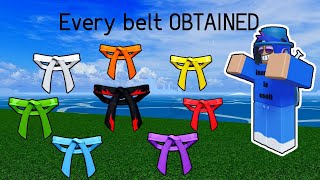 I obtained EVERY BELT IN BLOX FRUITS... (Compilation)