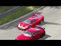 ferrari f50 vs nissan gt r nismo at monza road course