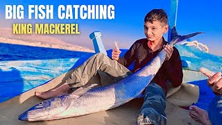 king fish catching handline //flate line fishing//