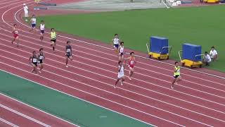 男子4x100mR決勝 作新学院大学 40.26 大会新 関東選手権2019