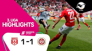 Hallescher FC - SV Wehen Wiesbaden | Highlights 3. Liga 21/22