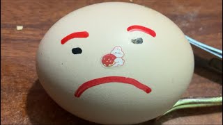 Raw egg peeling challenge : ASMR Live #135