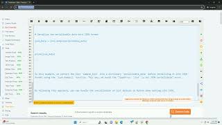 Python typeerror type list is not json serializable