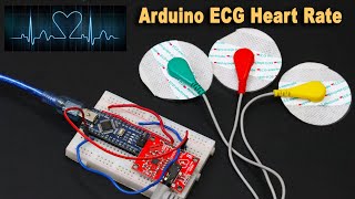 Arduino ECG Heart Rate Monitor AD8232 Demo