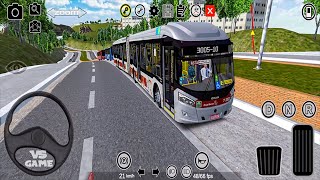 New Caio Millennium BRT II Articulated Bus Driving | Proton Bus Simulator Urbano Android Gameplay