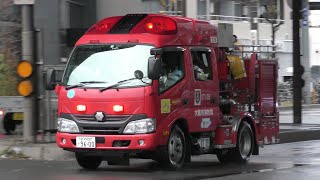 消防車緊急走行【809】大阪市消防局　立葉スモールタンク【Japanese fire enjine】