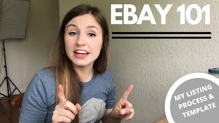 How to Start Selling on Ebay Beginners Guide | How to List on Ebay | Listing Template for Reselling