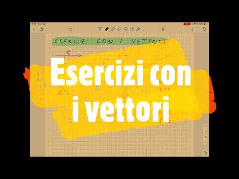 Esercizi Sui Vettori - YouTube