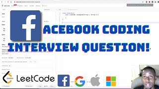 FACEBOOK Coding Interview Question - Valid Anagram | LeetCode
