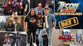 OUR FIRST EVER TFCON!!!!🔥🔥ft. @AwesomenessPrime\u0026 @orionpaxpops(TFCon Orlando Day 1)#transformers