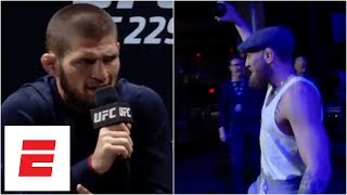 Conor McGregor late to UFC 229 press conference, Khabib Nurmagomedov leaves early