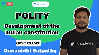 ASO exams' imp polity discussion | Development of the Indian constitution by Gunanidhi Satpathy