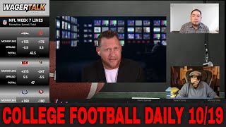 College Football Week 8 Betting Picks, Predictions and Odds | College Football Daily | Oct 19