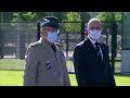 chair of the military committee air chief marshal sir stuart peach arrives at nato summit in brussel