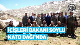 İçişleri Bakanı Soylu Kato Dağı'nda