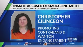 Woodford County inmate allegedly snuck meth into jail
