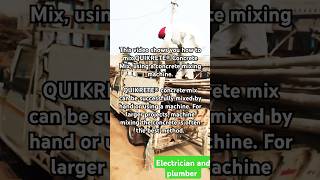 How to Mix QUIKRETE® Concrete: Machine Mixing and all shetring sman|#reels#short#viral# trending####