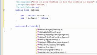 Custom Controls (C# .NET)