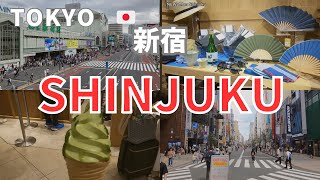 【JAPAN🇯🇵 】Tokyo Shinjuku !Shinjuku Gyoen/Bus Terminal/East exit pedestrian paradise/gourmet&souvenir