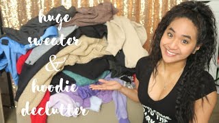 ✨ Huge Closet Declutter Part One ✨  Sweaters & Hoodies | Simply Rose Lynne