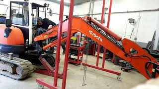 Kubota 161 king pinn replace