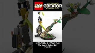 LEGO 21342 Insect Collection Mantis \u0026 31124 Mech Mix