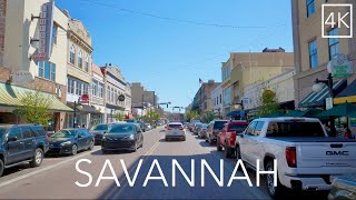 Savannah Georgia City Drive 4K - Driving The 'Hostess City of the South'