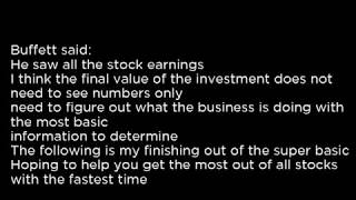 HUSA - Houston American Energy Corp  HUSA buy or sell Buffett read basic